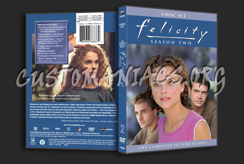 Felicity Season 2 dvd cover