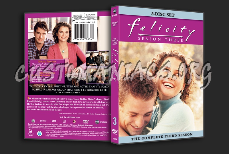 Felicity Season 3 dvd cover