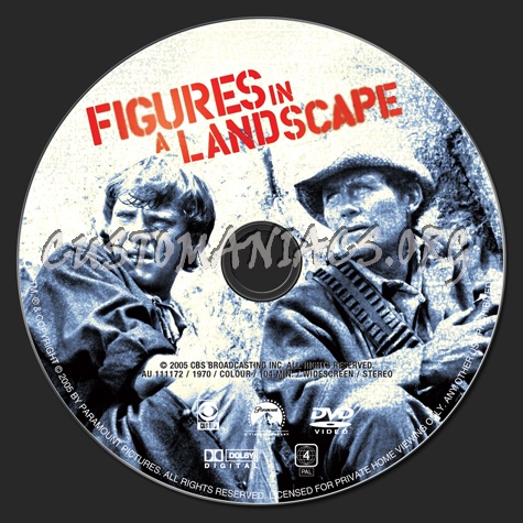 Figures in a Landscape dvd label