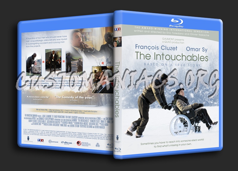 The Intouchables blu-ray cover