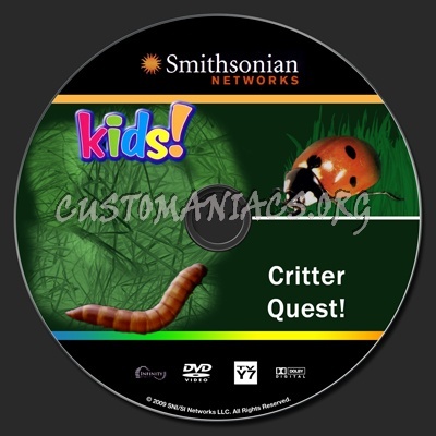 Smithsonian Kids Critter Quest dvd label