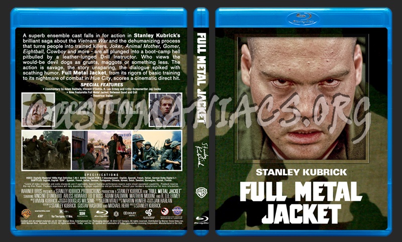 Full Metal Jacket blu-ray cover