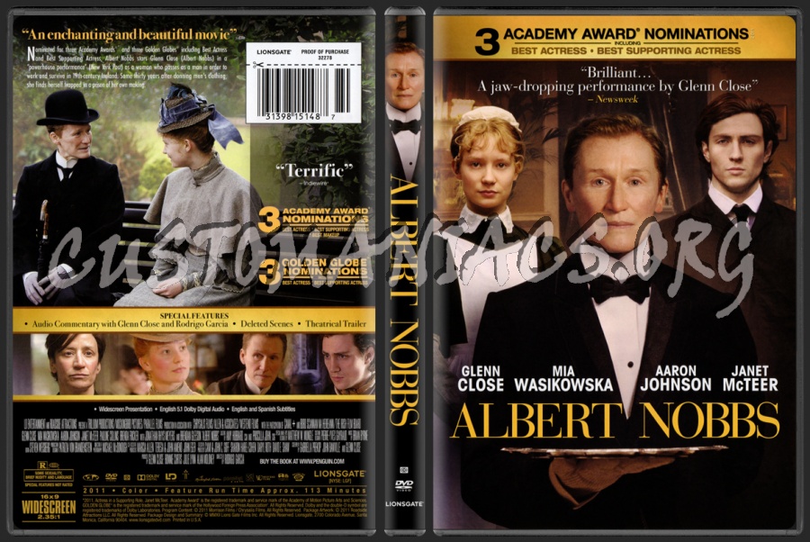 Albert Nobbs dvd cover