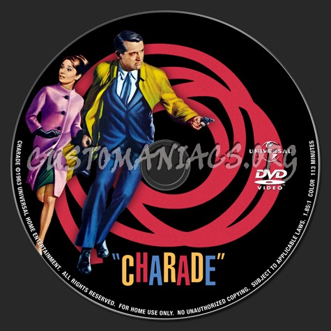 Charade dvd label