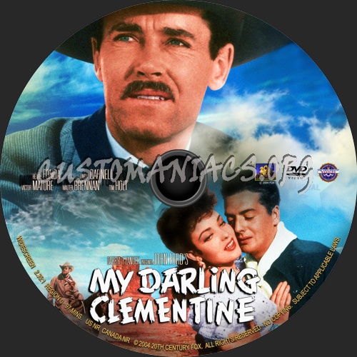 My Darling Clementine (1946) dvd label