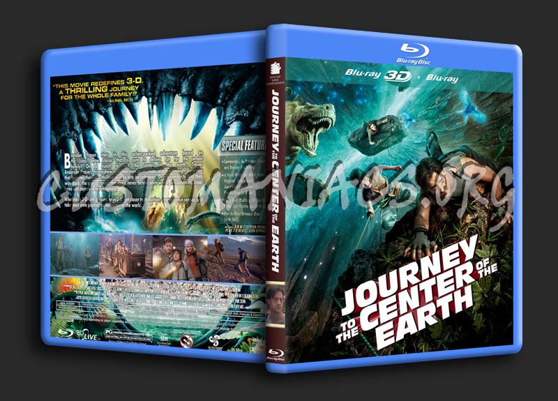 Journey to the Center of the Earth 3D (2008) blu-ray cover