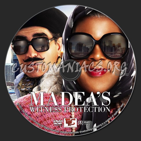 Madea's Witness Protection dvd label