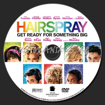 Hairspray dvd label