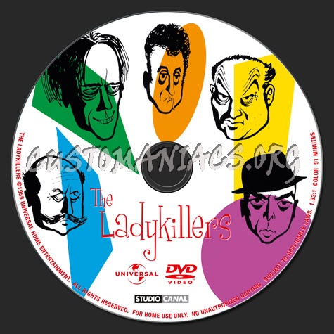 The Ladykillers dvd label