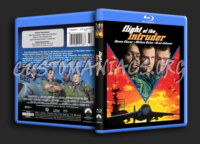 Flight of the Intruder blu-ray cover