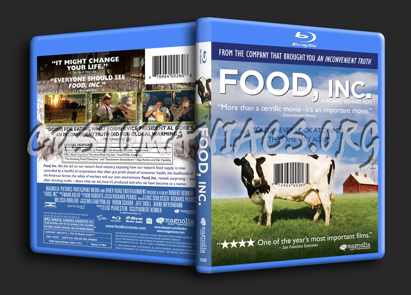 Food, Inc blu-ray cover