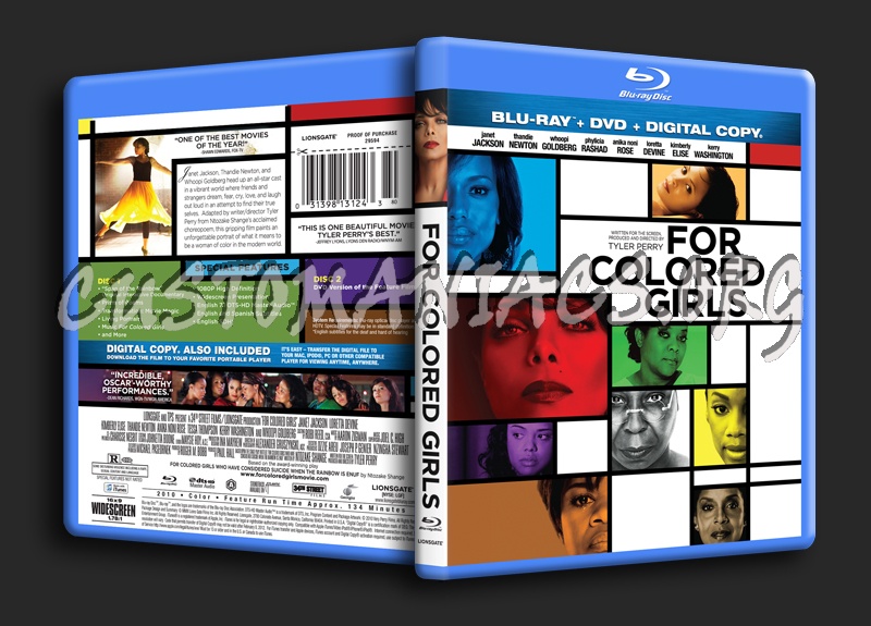 For Colored Girls blu-ray cover