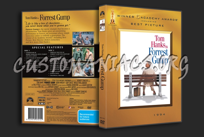 Forrest Gump dvd cover