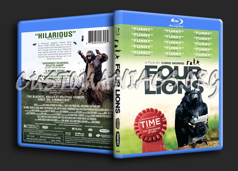 Four Lions blu-ray cover