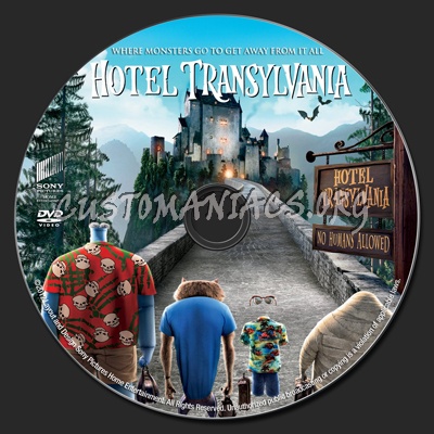 Hotel Transylvania dvd label