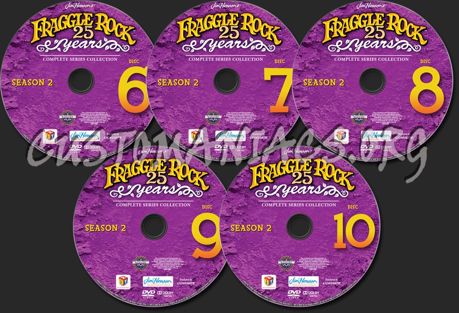 Fraggle Rock: 25 Years Complete Series Collection Season 2 dvd label