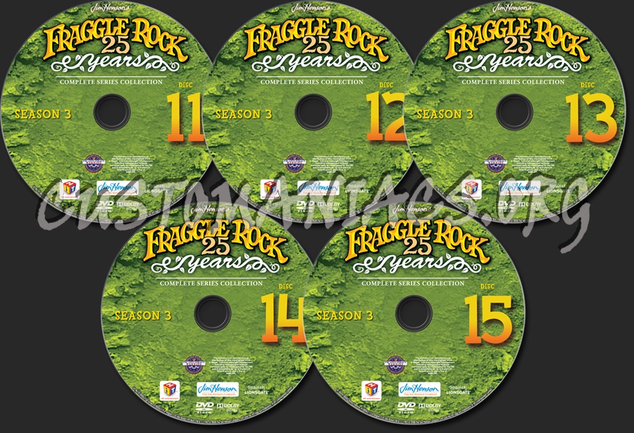 Fraggle Rock: 25 Years Complete Series Collection Season 3 dvd label