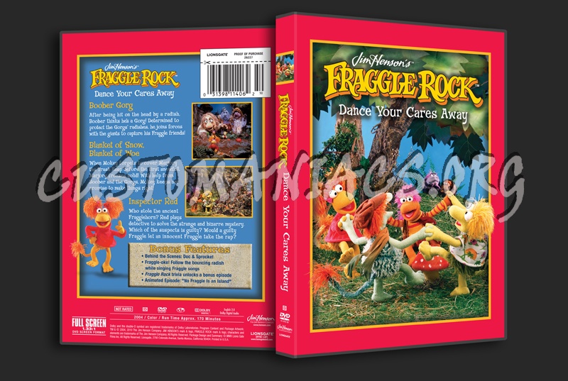 Fraggle Rock: Dance Your Cares Away dvd cover