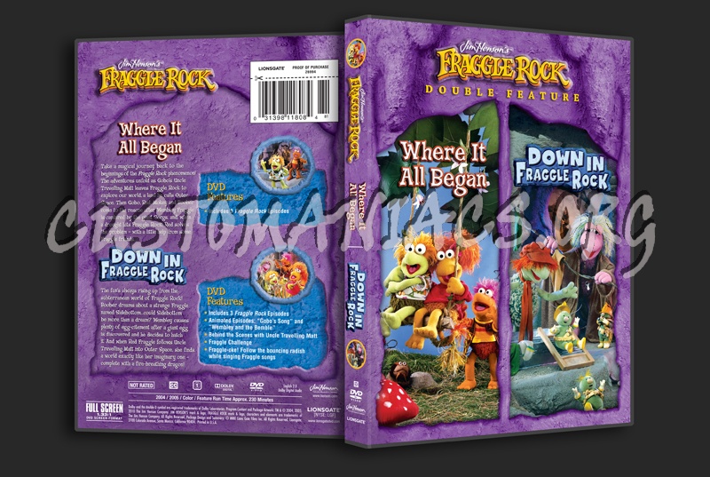 Fraggle Rock: Where It All Began / Down in Fraggle Rock dvd cover