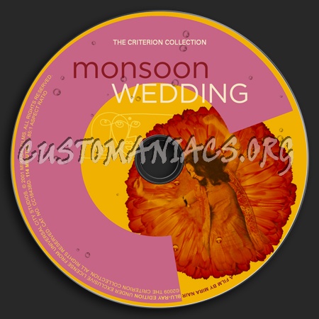 489 - Monsoon Wedding dvd label