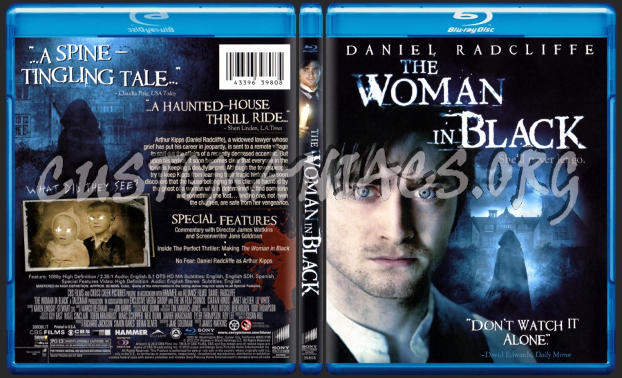 The Woman In Black blu-ray cover
