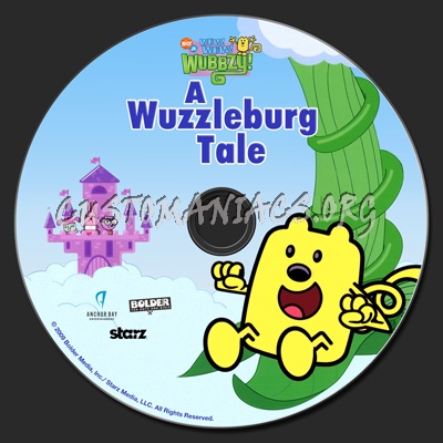 Wubbzy A Wuzzleburg Tale dvd label