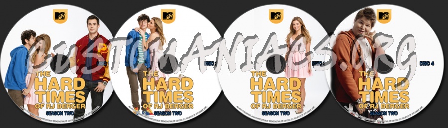 The Hard Times of RJ Berger Season Two dvd label