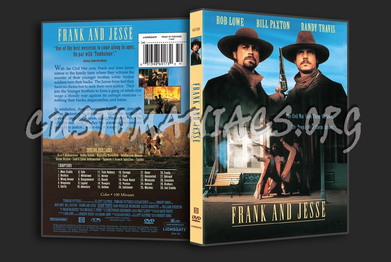 Frank and Jesse dvd cover
