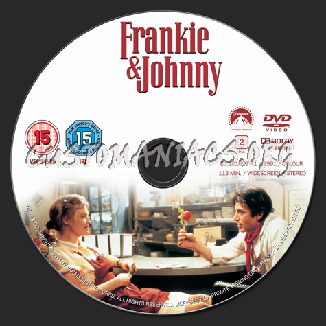 Frankie & Johnny dvd label