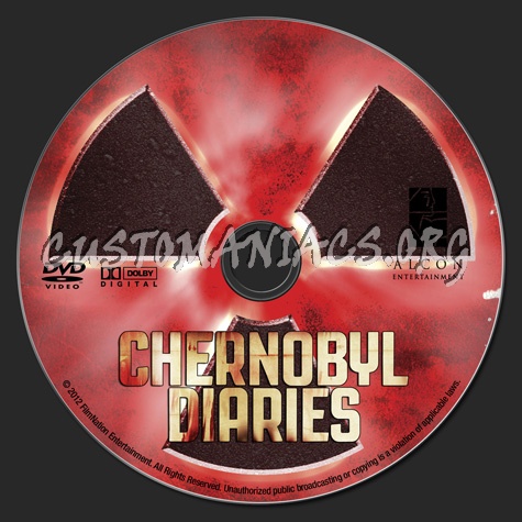 Chernobyl Diaries dvd label