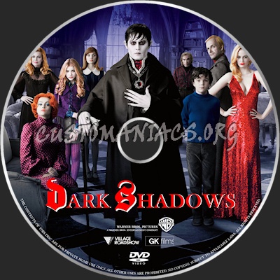 Dark Shadows dvd label