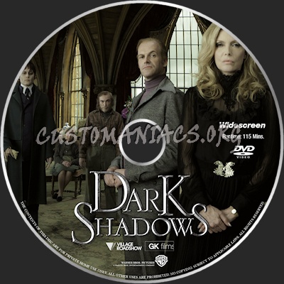 Dark Shadows dvd label