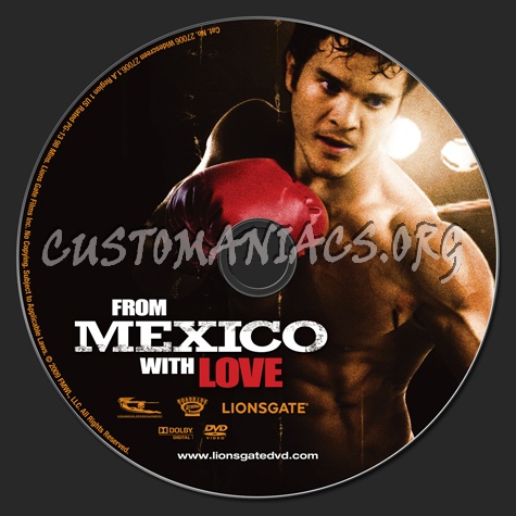 From Mexico With Love dvd label