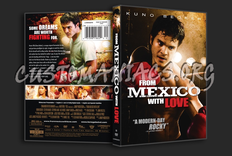 From Mexico With Love dvd cover