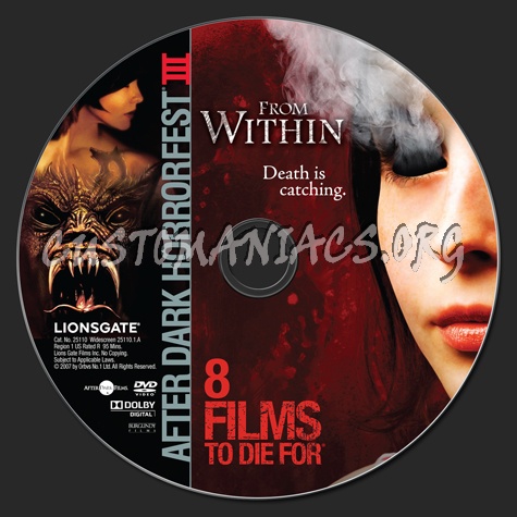 From Within dvd label