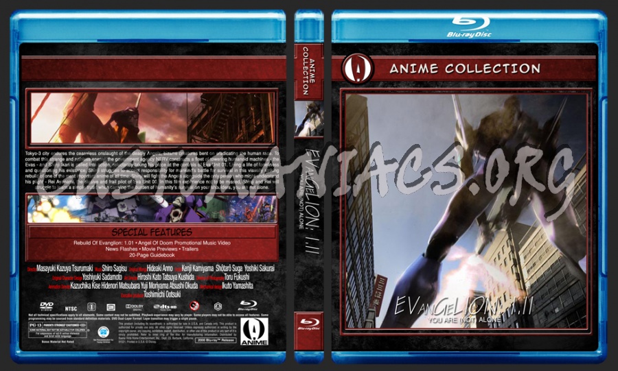 Anime Collection Evangelion 1.11 blu-ray cover