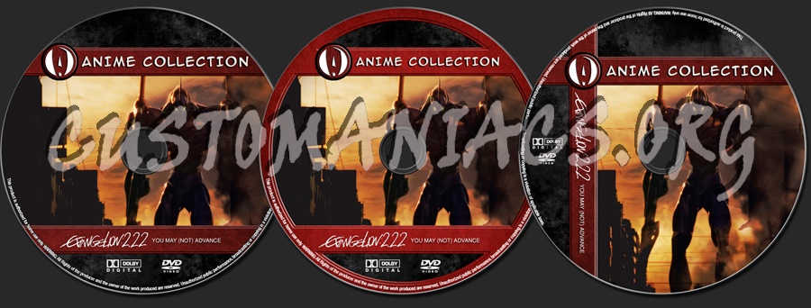 Anime Collection Evangelion 2.22 dvd label