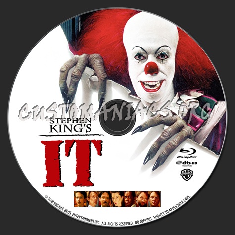 Stephen King's It blu-ray label