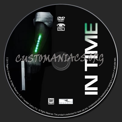 In Time dvd label