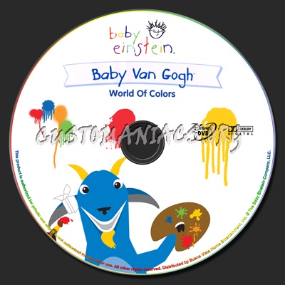 Baby Einstein Baby Van Gogh World of Colors dvd label