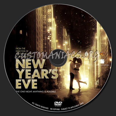 New Year's Eve dvd label
