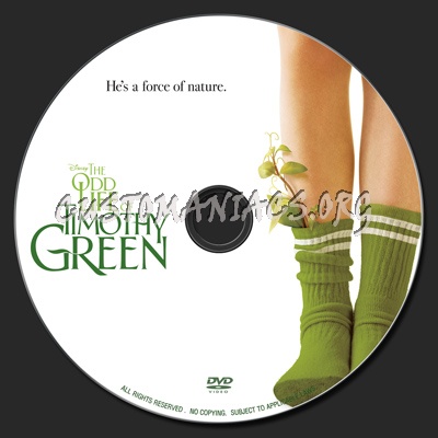 The Odd Life Of Timothy Green dvd label