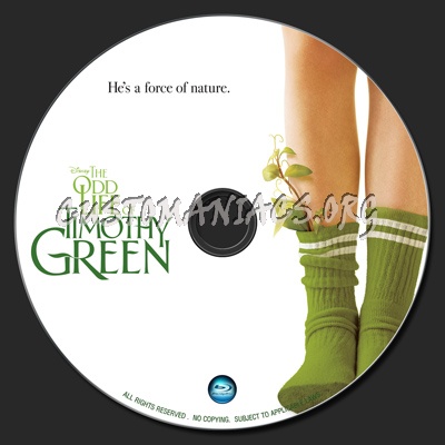 The Odd Life Of Timothy Green blu-ray label