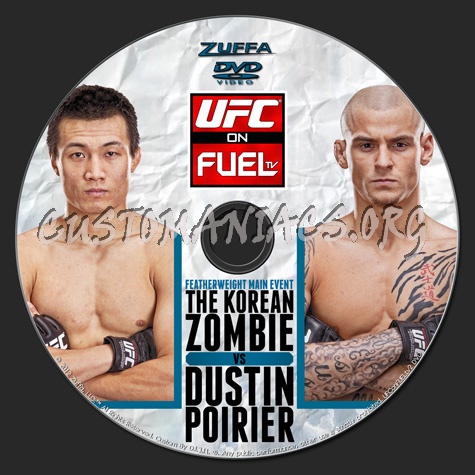 UFC on FUELtv 3 Korean Zombie vs Poirier dvd label