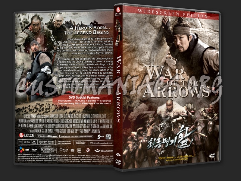 War Of The Arrows (2011) dvd cover