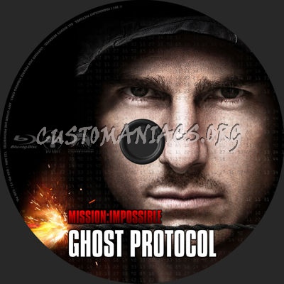 Mission Impossible - Ghost Protocol blu-ray label