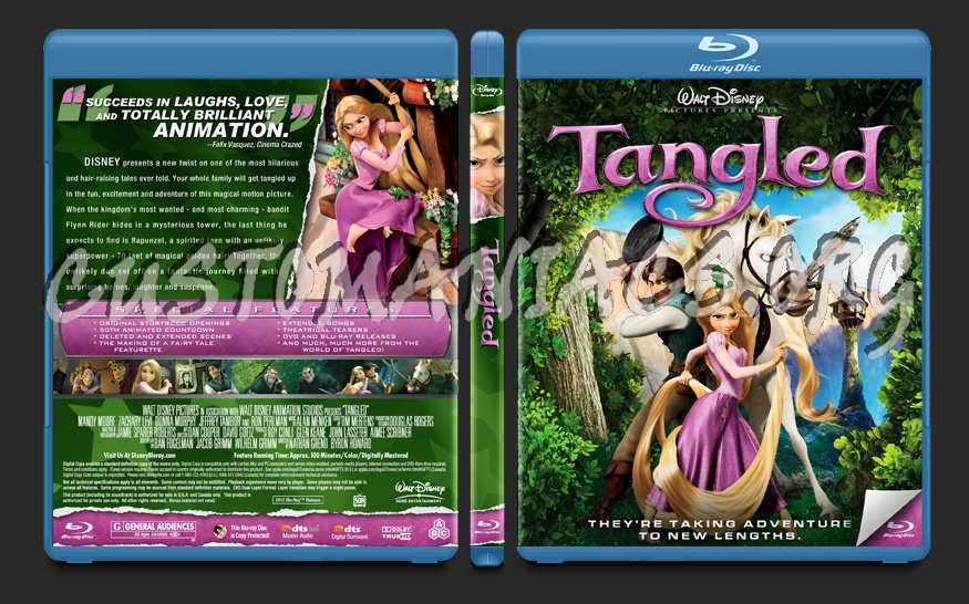 Tangled blu-ray cover