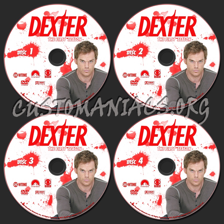 Dexter Season 1 dvd label