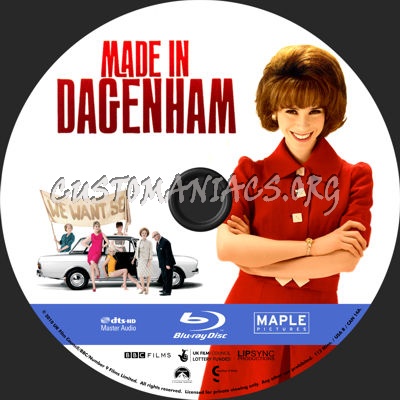 Made in Dagenham blu-ray label