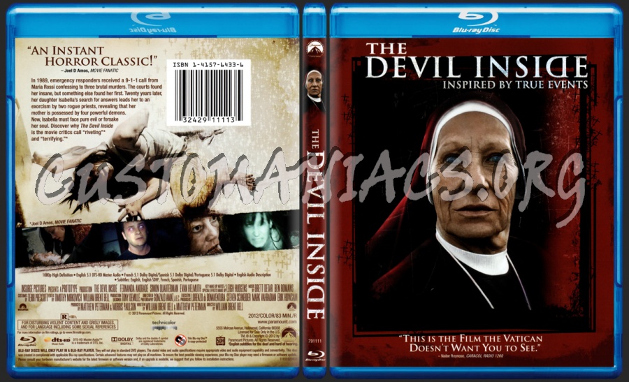 The Devil Inside blu-ray cover